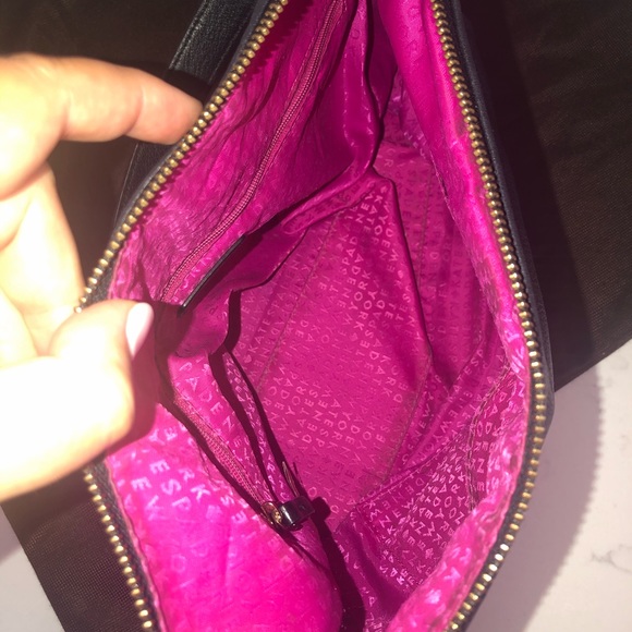 Black Leather Kate Spade Purse - Picture 3 of 9